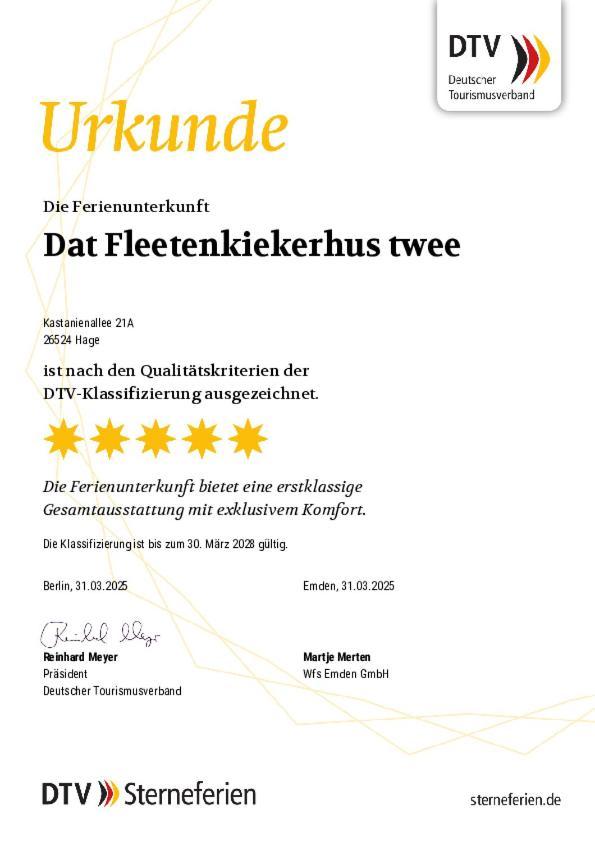 Dat Fleetenkiekerhus 2 Hage Bagian luar foto